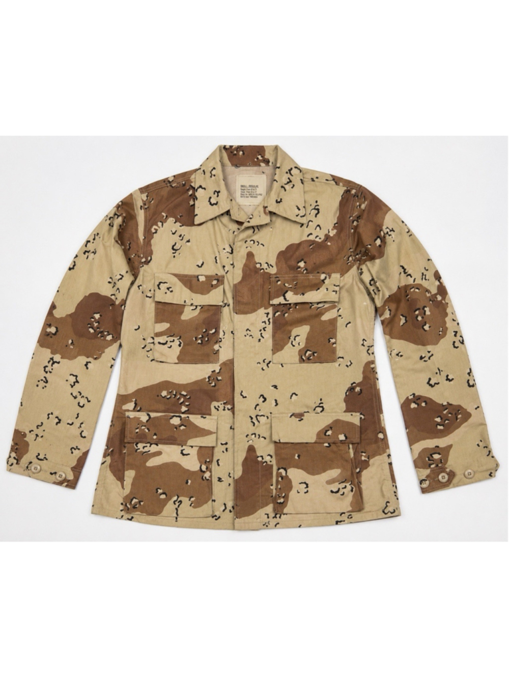 Vintage Military DBDU Coat 6 Chocolate Chip Desert Camouflage Small Regular